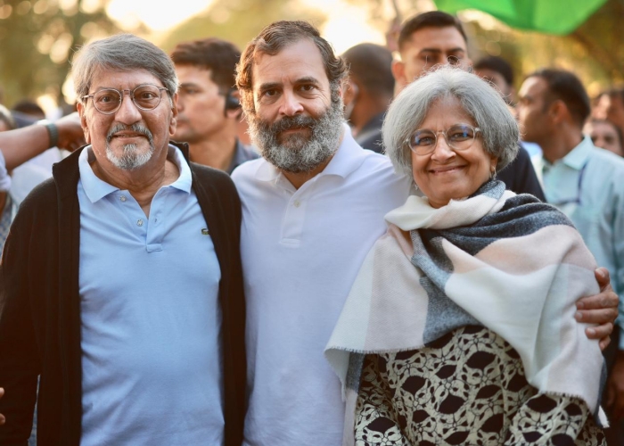 amol palekar sandhya gokhale rahul gandhi